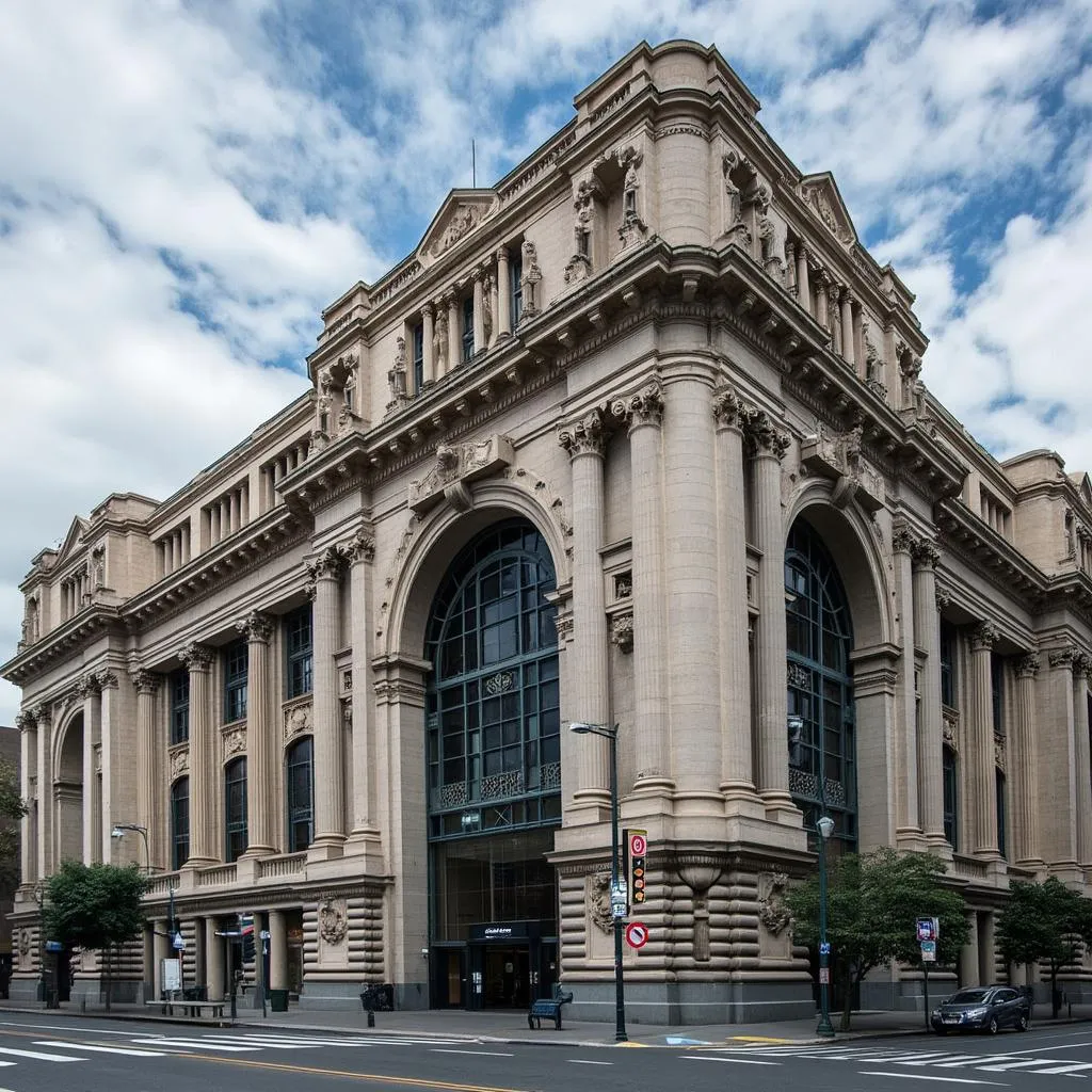 Sede de la Bolsa de Comercio de Buenos Aires, un mercado clave para Inversiones AR